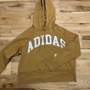 Women’s adidas hoodie gold